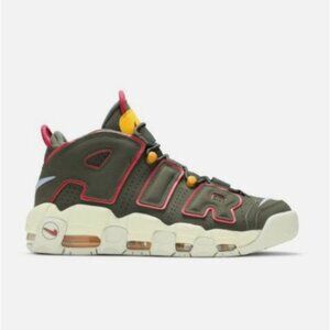 Nike Air More Uptempo Cargo Khaki Sneakers DH0622-300 Size 9.5 Men's
